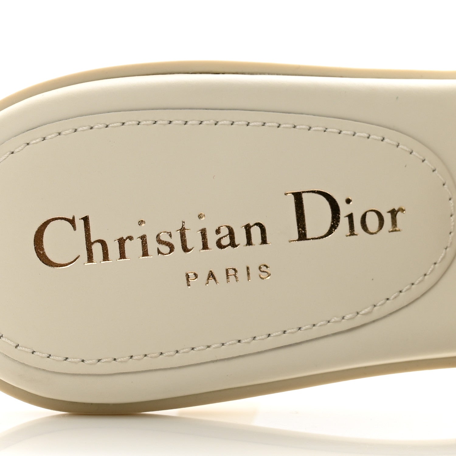 Christian Dior Calfskin Cannage Quilted Dio(r)evolution 80mm Slide Sandals 39 Off White 8 of 10