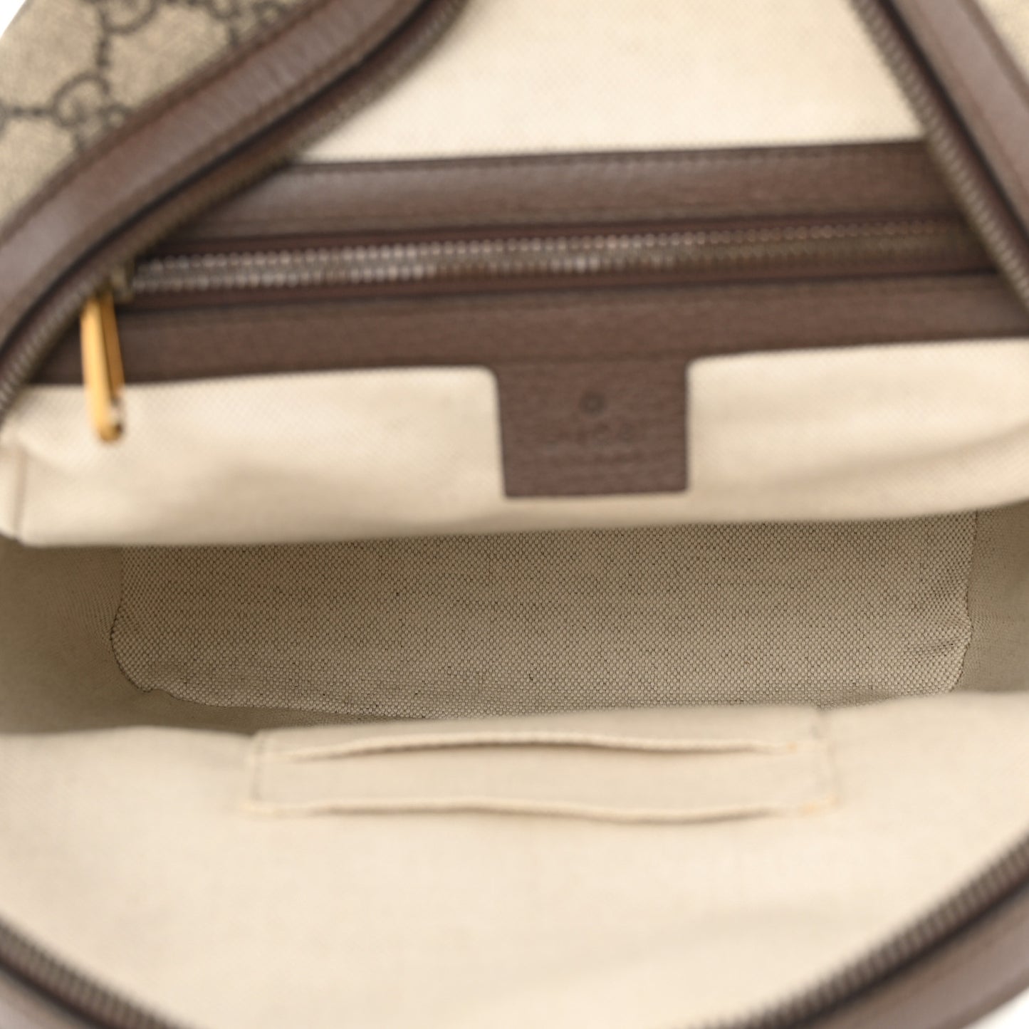 GG Supreme Monogram Calfskin Web Small Ophidia Day Backpack Beige Ebony New Acero