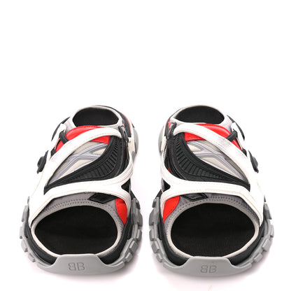 Balenciaga Rubber Mens Track Slide Sandals 42 Red 2 of 8