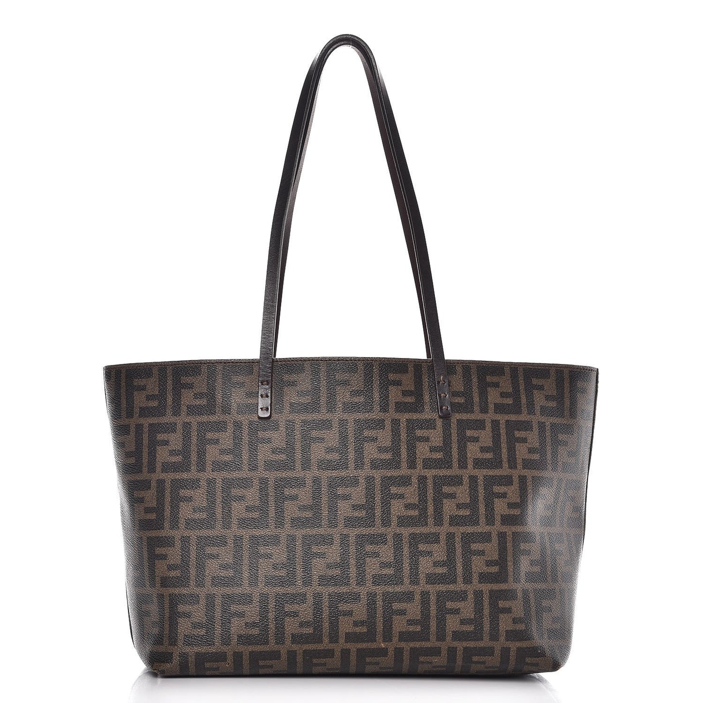 Zucca Spalmati Small Roll Tote Tobacco Moro