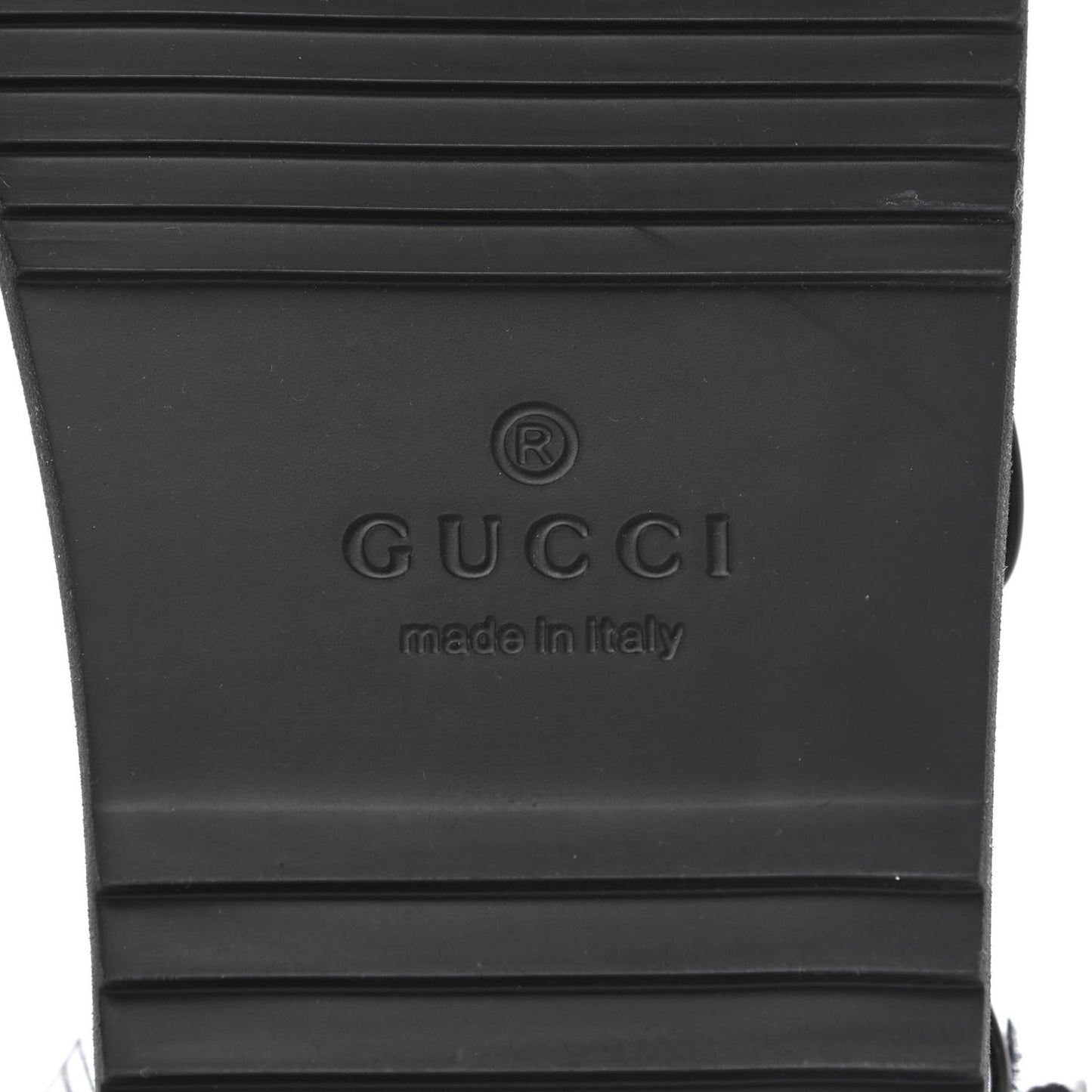 Rubber Mini Double G Womens Isla Dad Sandals 38 Black