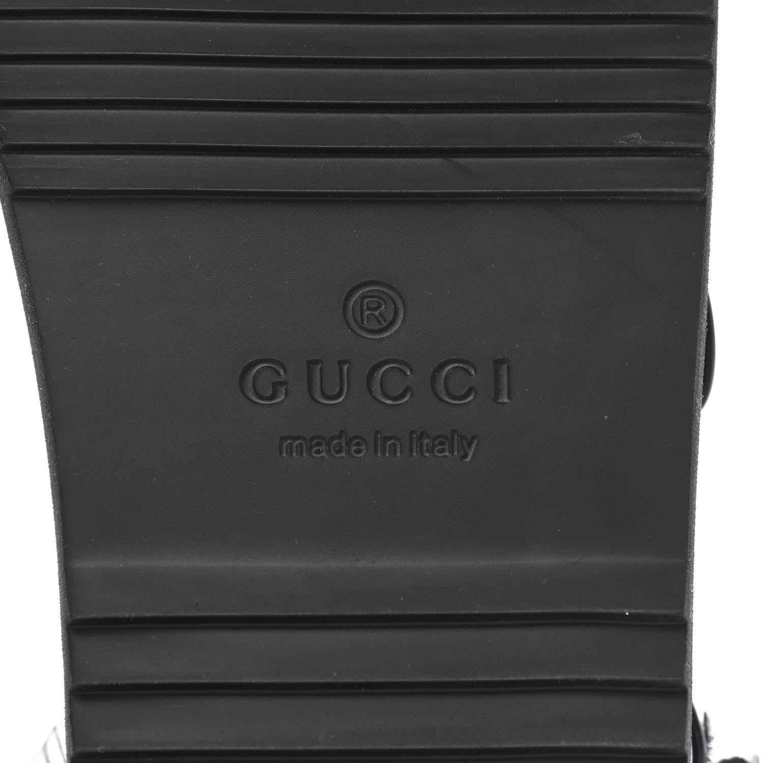 Gucci Rubber Mini Double G Womens Isla Dad Sandals 38 Black 8 of 10
