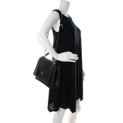 Louis Vuitton Soft Calfskin Lockme II Top Handle Black 4 of 6