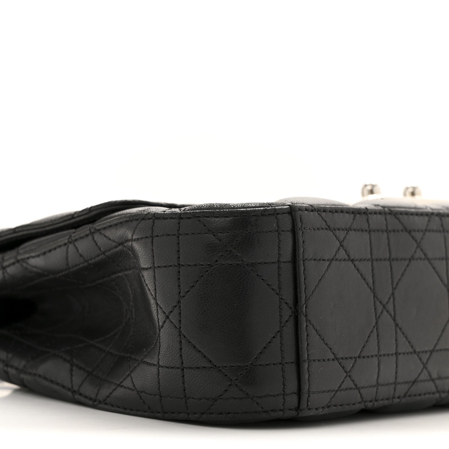 Christian Dior Lambskin Cannage Medium Miss Dior Flap Black 9 of 15