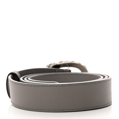 Gucci Moon Calfskin Crystal Dionysus 30mm Belt 95 38 Grey 2 of 5