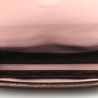 Louis Vuitton Monogram Emilie Wallet Rose Ballerine 3 of 3