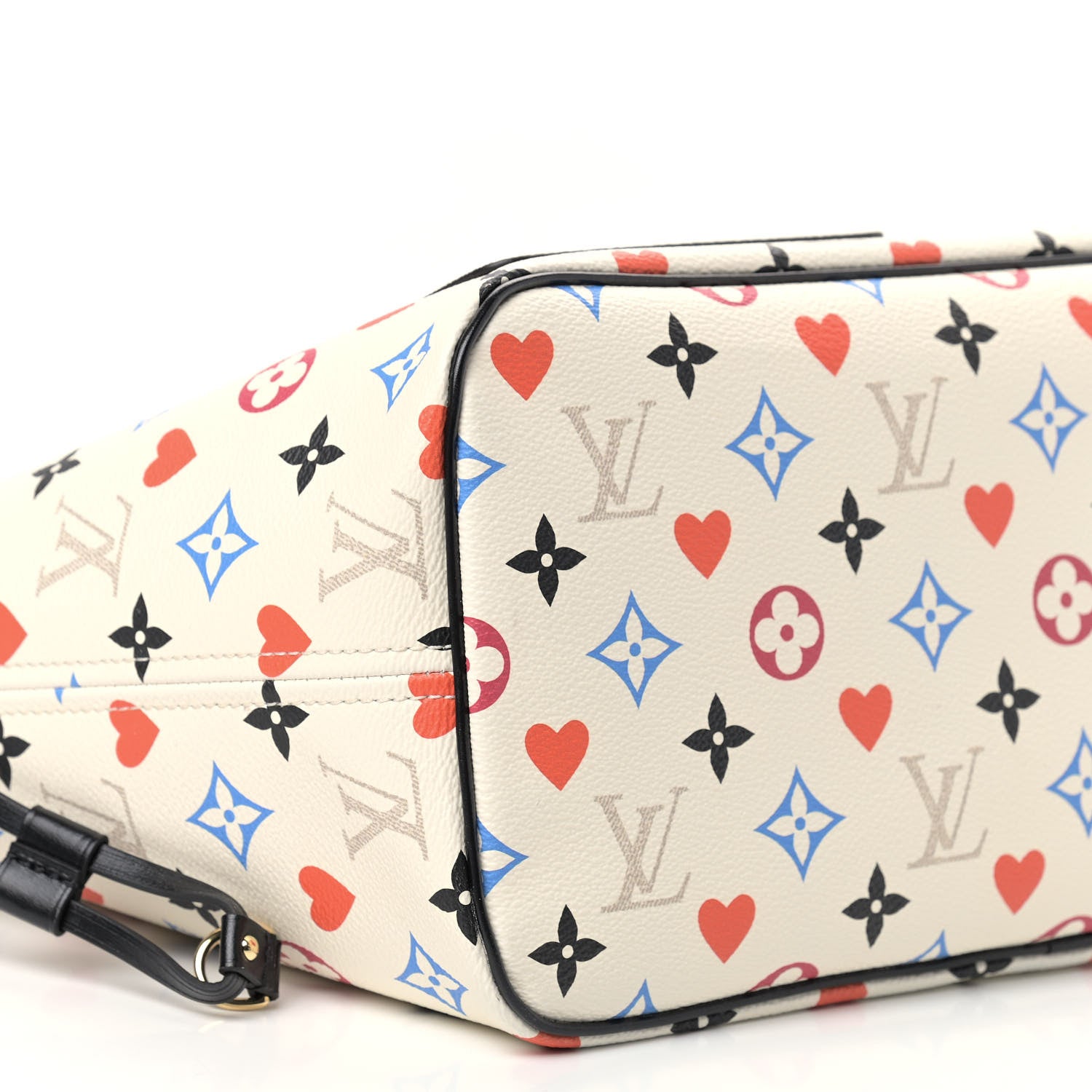 Louis Vuitton Game On Neverfull MM White 8 of 9