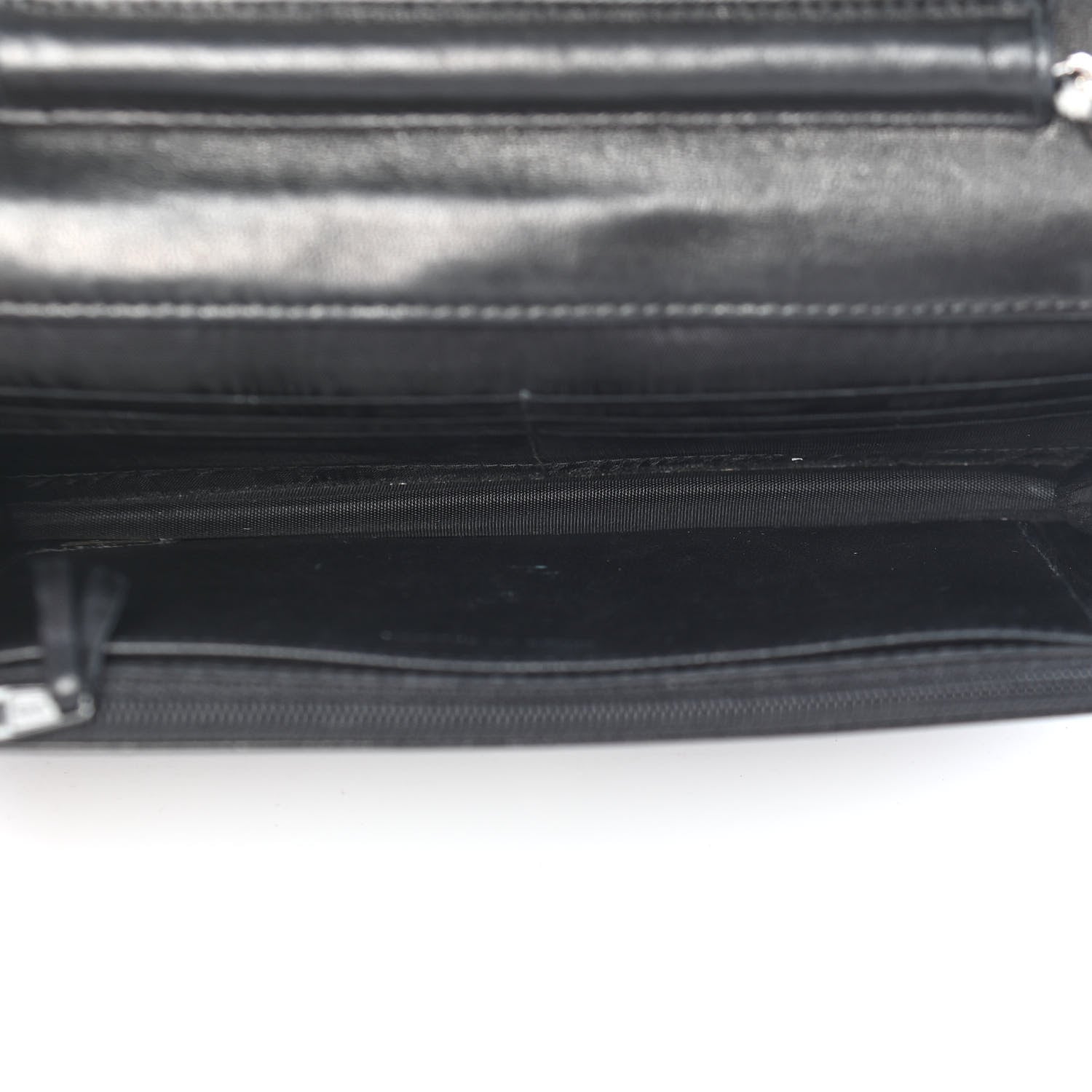 Chanel Caviar Timeless CC Wallet On Chain WOC Black 5 of 16