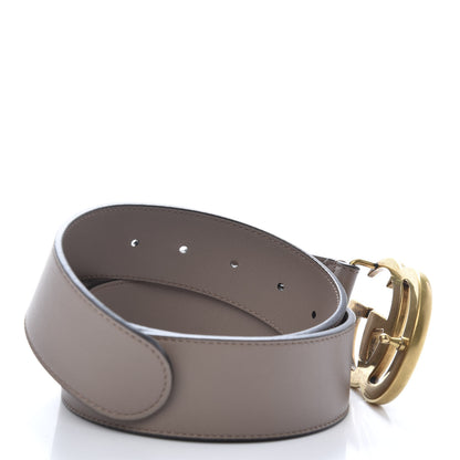 Gucci Calfskin Double G 40mm Belt 85 34 Porcelain Rose 5 of 6