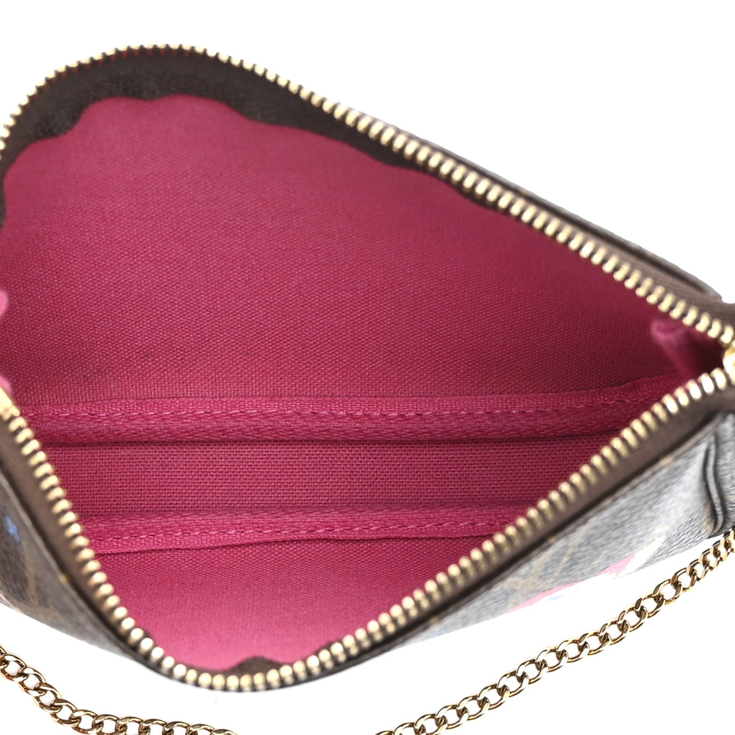 Monogram 2020 Christmas Animation Roller Coaster Mini Pochette Accessories Pivoine