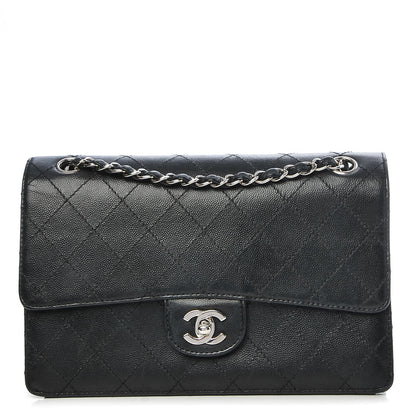 Chanel Caviar Stitch Medium Single Flap Black 1 of 11