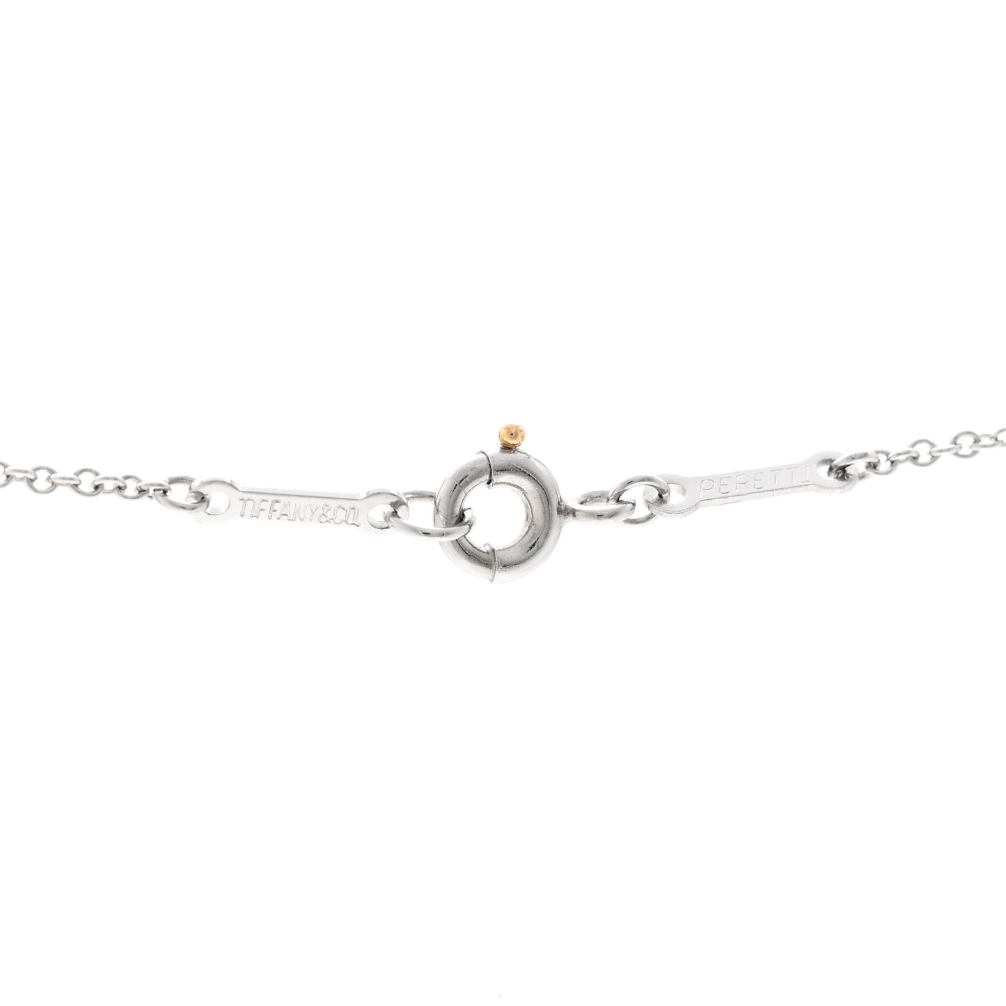Platinum Diamond .05ct Elsa Peretti Diamonds by the Yard Pendant Necklace