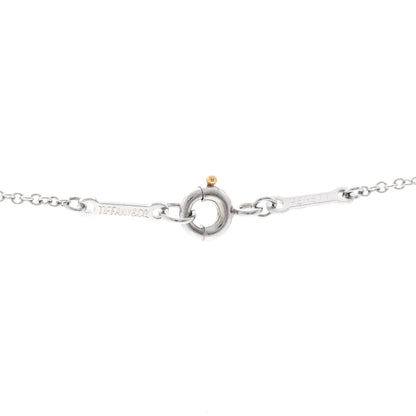 Tiffany Platinum Diamond .05ct Elsa Peretti Diamonds by the Yard Pendant Necklace 4 of 5