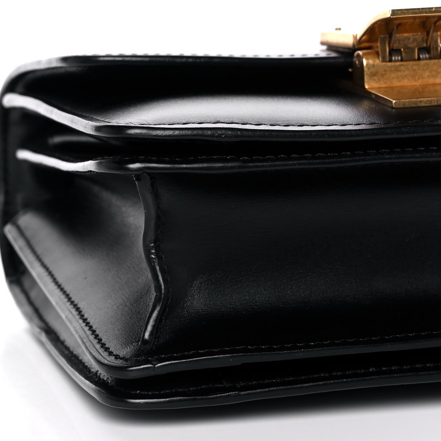 Box Calfskin Small Classic Box Flap Bag Black
