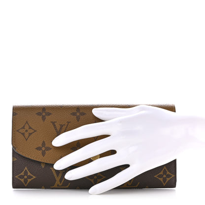 Louis Vuitton Reverse Monogram Emilie Wallet 2 of 7