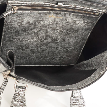 3.1 Phillip Lim 3.1 Textured Calfskin Medium Pashli Satchel Silver 7 of 11