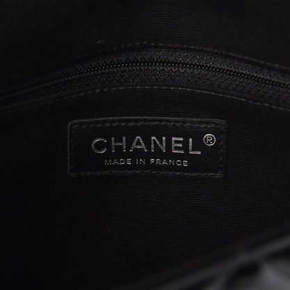 Chanel Patent Net Large La Madrague Tote Black 14 of 16