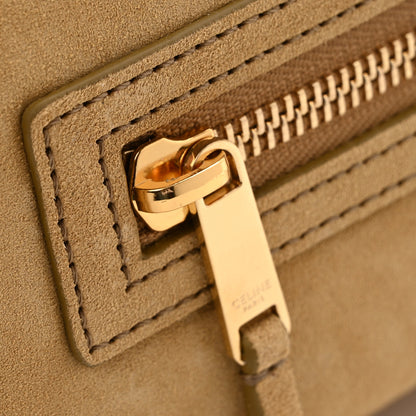 Celine Suede Calfskin Medium New Luggage Beige 12 of 12