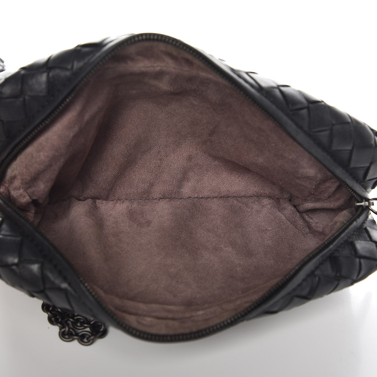 Bottega Veneta Nappa Intrecciato Small Chain Crossbody Black 6 of 15
