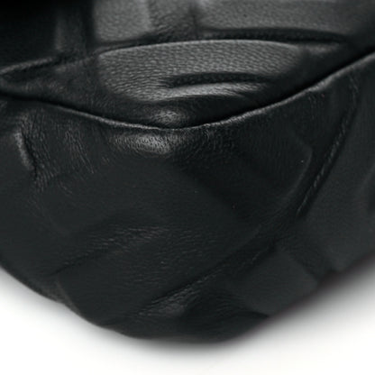 Fendi Nappa FF 1974 Embossed Mini Baguette Black 9 of 10