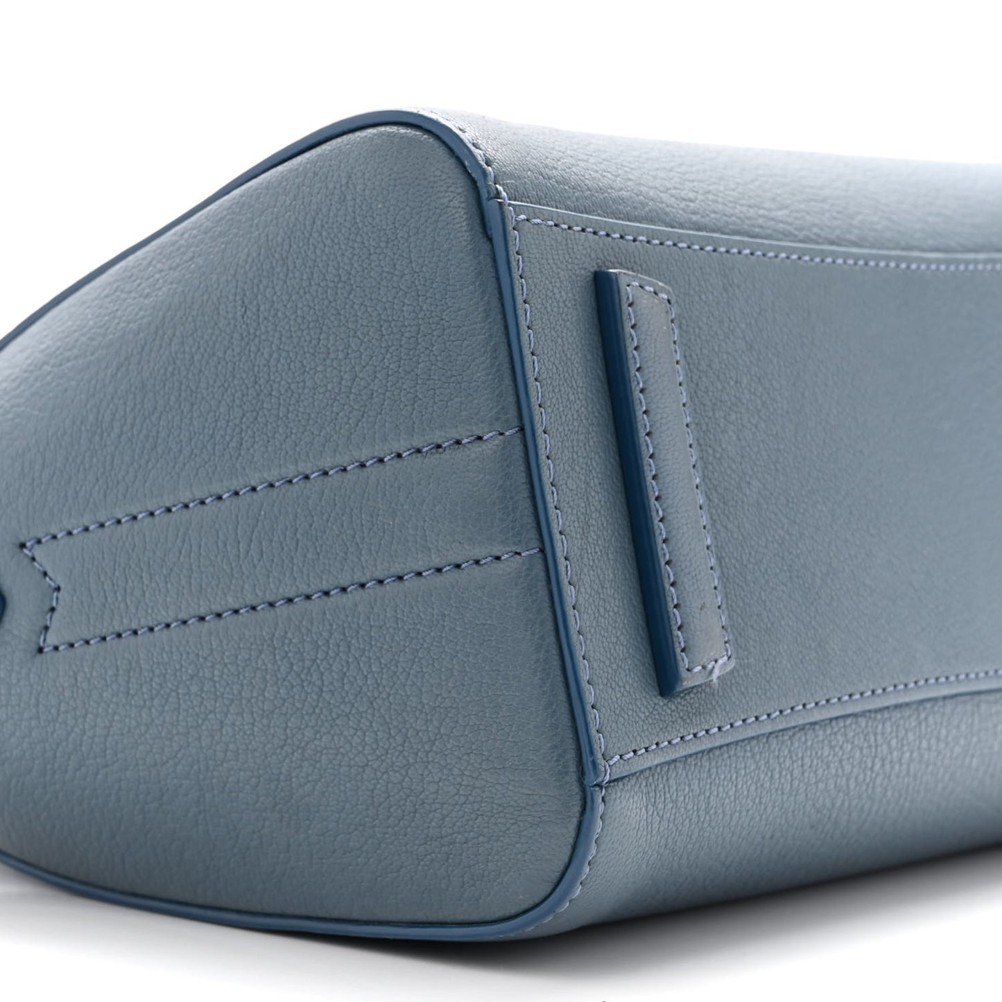 Sugar Goatskin Mini Antigona Oil Blue