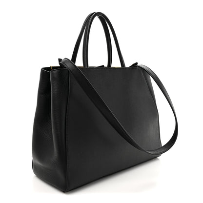 Fendi Vitello Elite Regular 2Jours Tote Black 3 of 14
