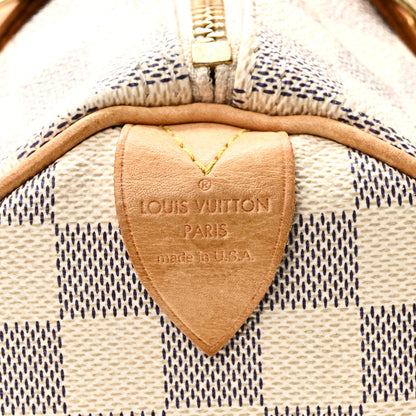 Louis Vuitton Damier Azur Speedy 25 6 of 9