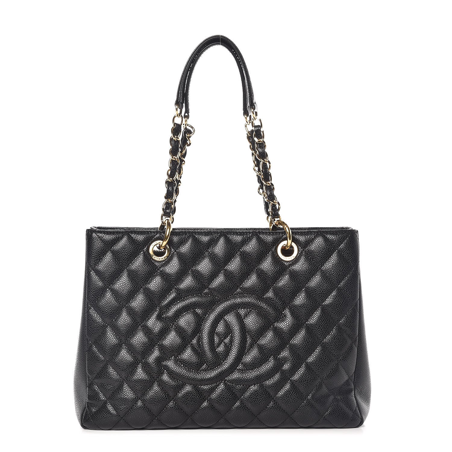 Chanel Caviar Quilted Grand Shopping Tote GST Black 1 of 13