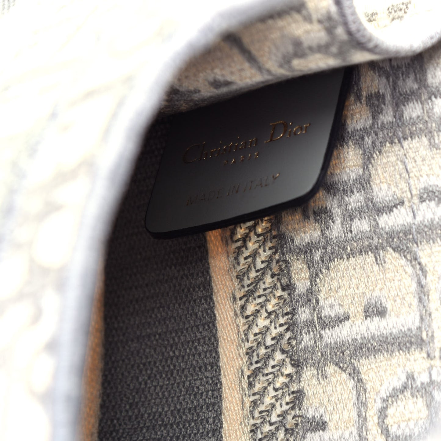 Oblique Mini Book Tote Grey Multicolor