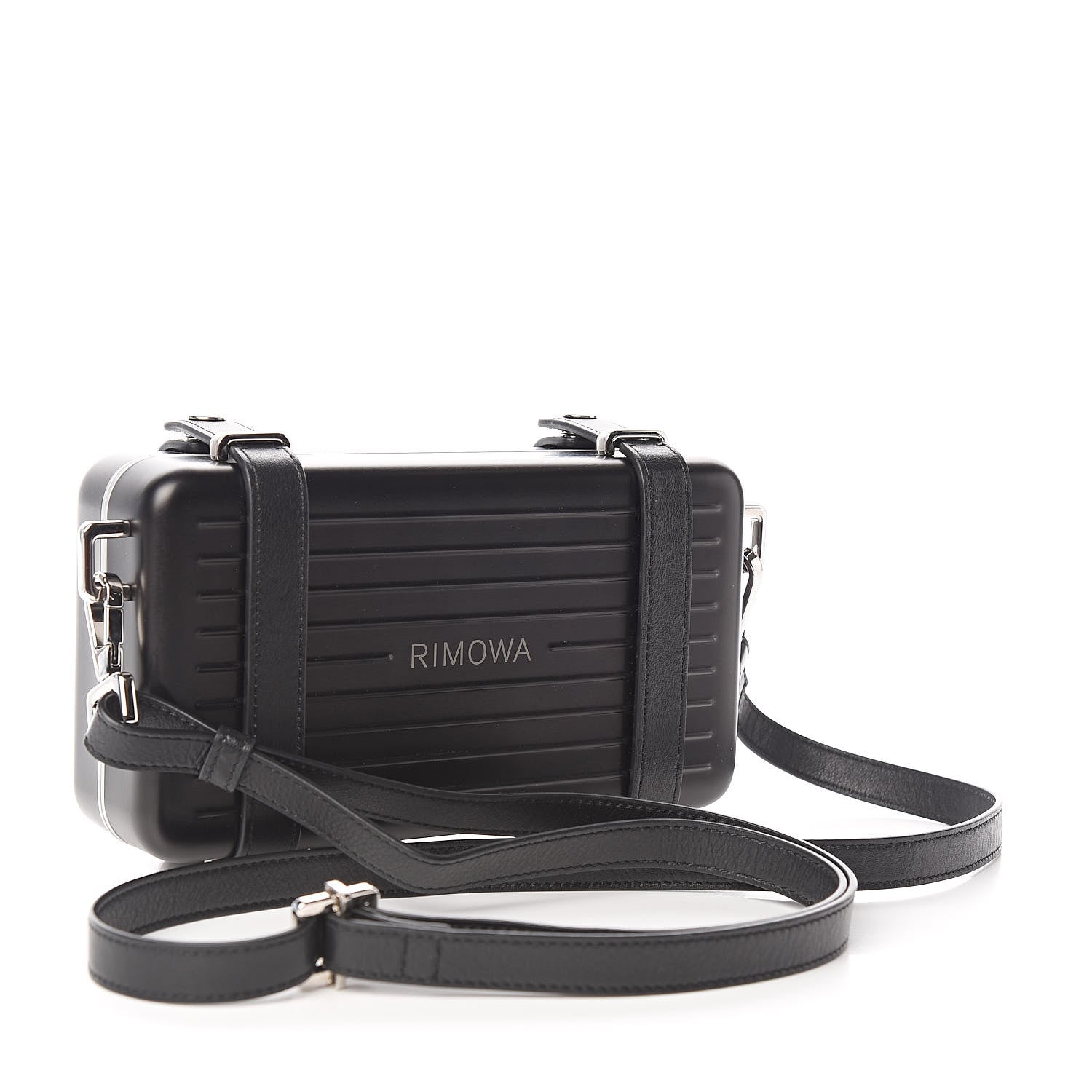 Christian Dior X RIMOWA Aluminum Personal Clutch On Strap Black 3 of 13