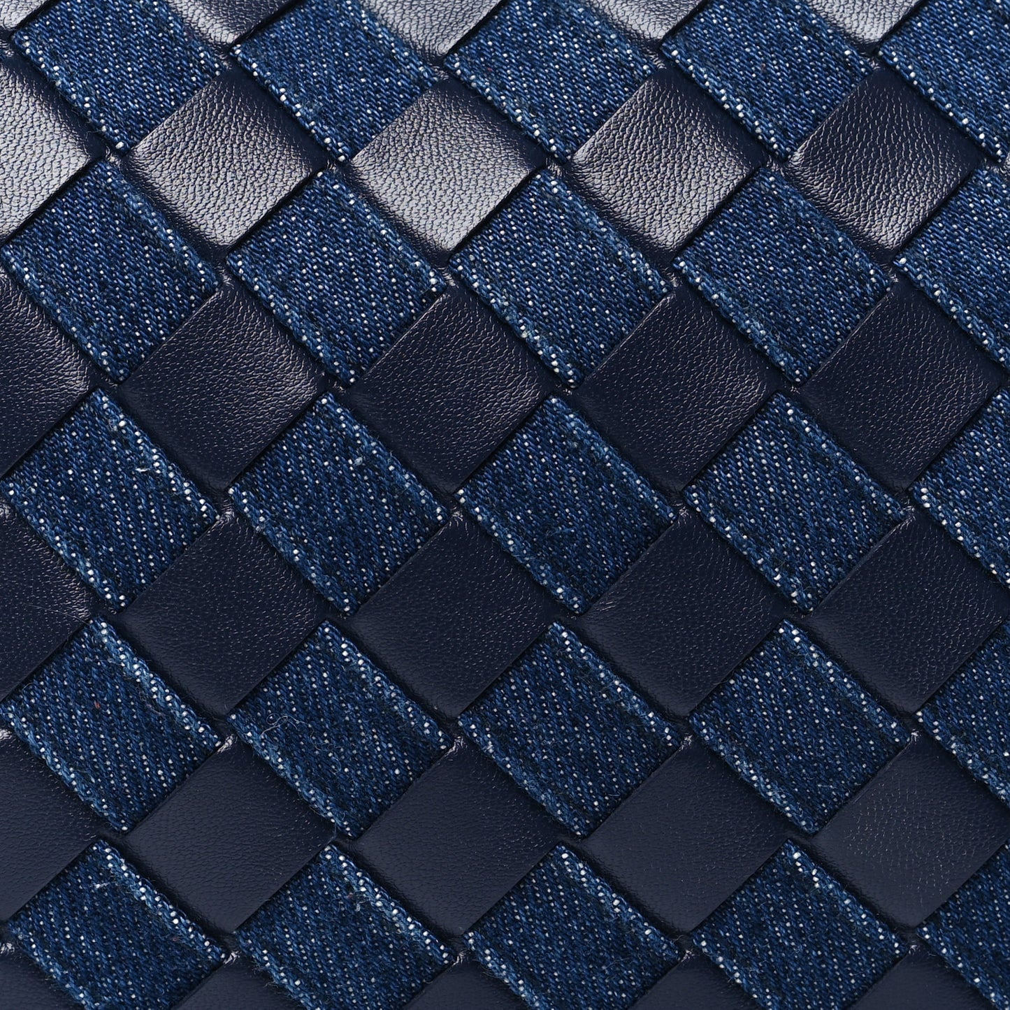 Nappa Denim Intrecciato Mini Sunrise Blue