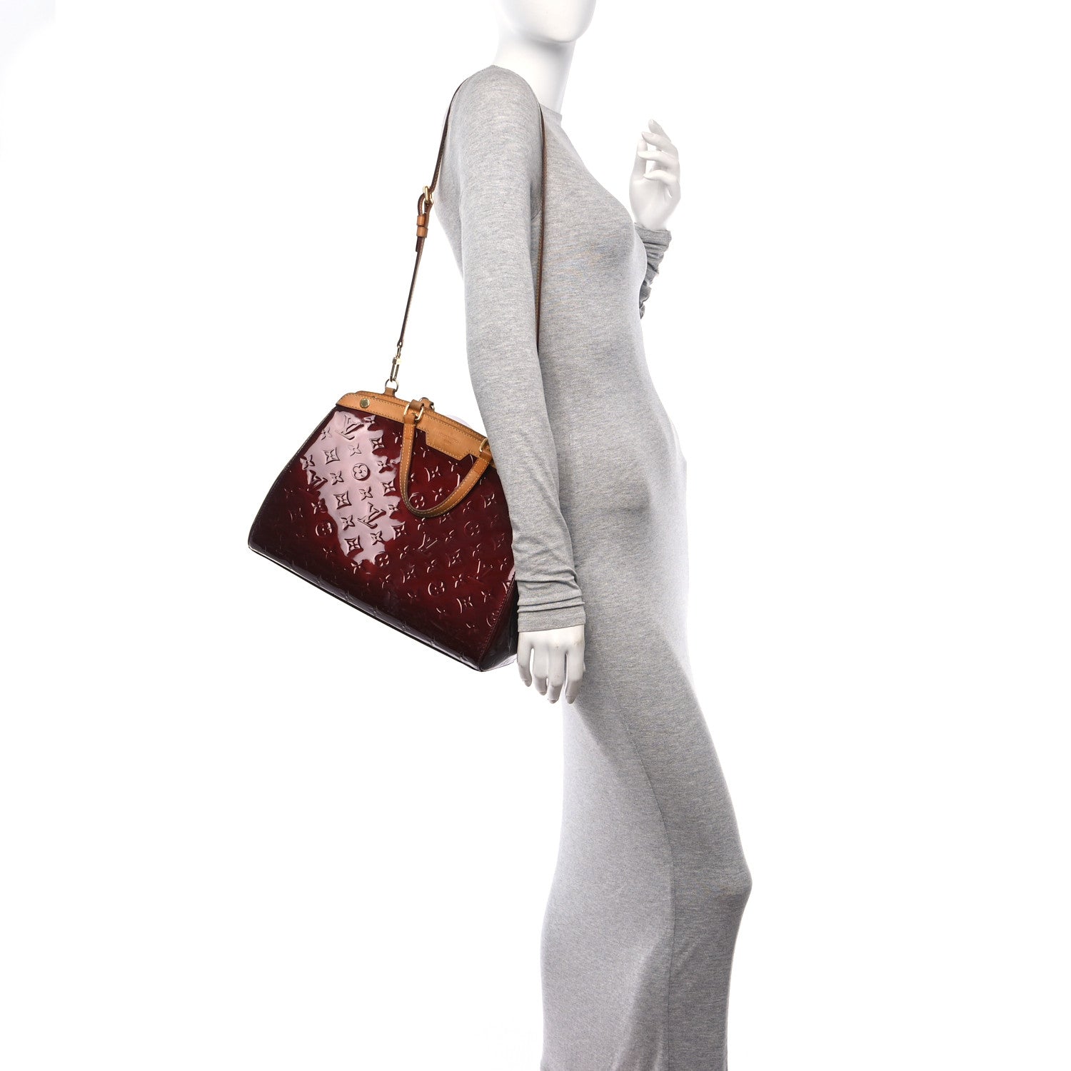 Louis Vuitton Vernis Brea MM Rouge Fauviste 2 of 13