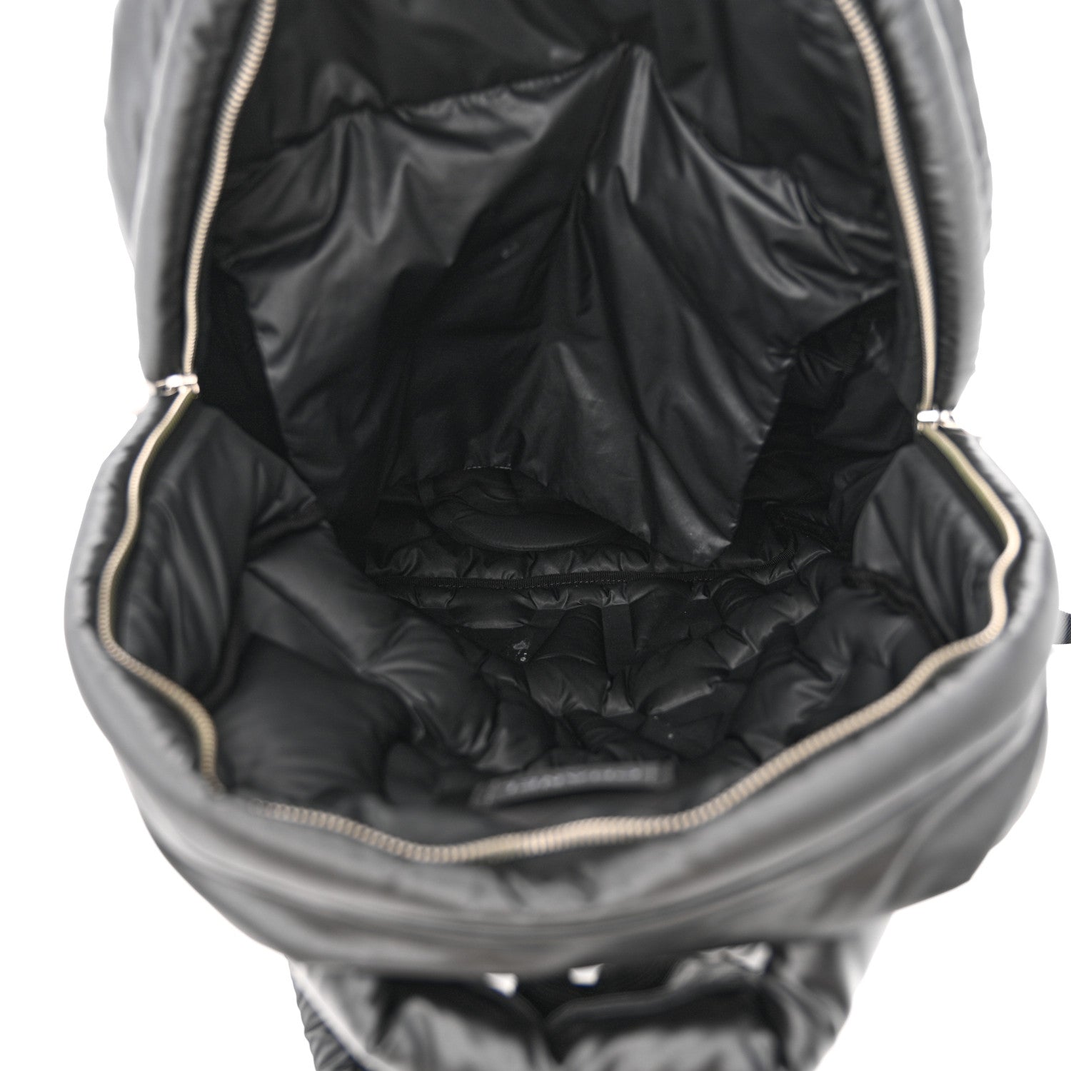 Chanel Nylon Embossed Doudoune Backpack Grey 5 of 16