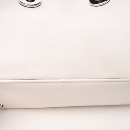 Christian Dior Calfskin Small Diorissimo White Grey 15 of 16