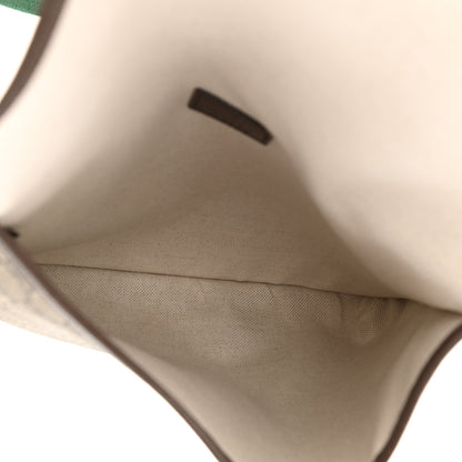 Gucci GG Supreme Monogram Web Medium Neo Vintage Flap Messenger Bag Beige New Acero 5 of 8