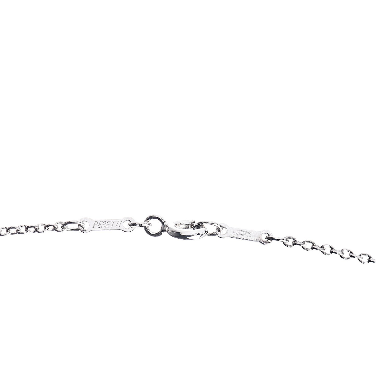 Sterling Silver 36mm Elsa Peretti Open Heart Pendant Necklace