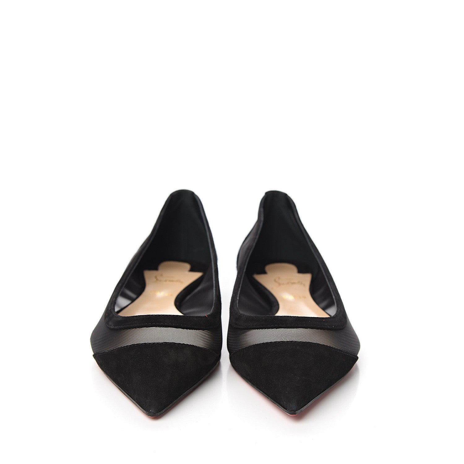 Christian Louboutin Veau Velours Rete Galativi Flats 36 Black 2 of 7
