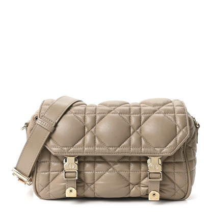 Christian Dior Calfskin Macrocannage Small Diorcamp Messenger Sand 1 of 10