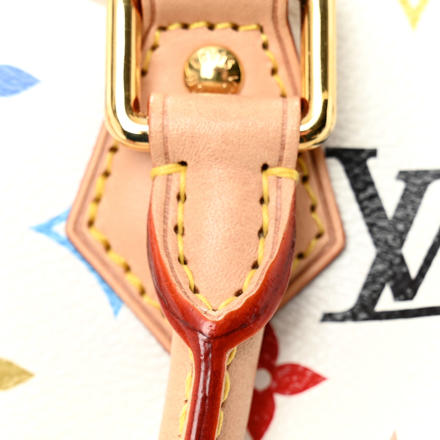 Louis Vuitton LV X TM Monogram Multicolor Speedy Bandouliere 25 White 12 of 13