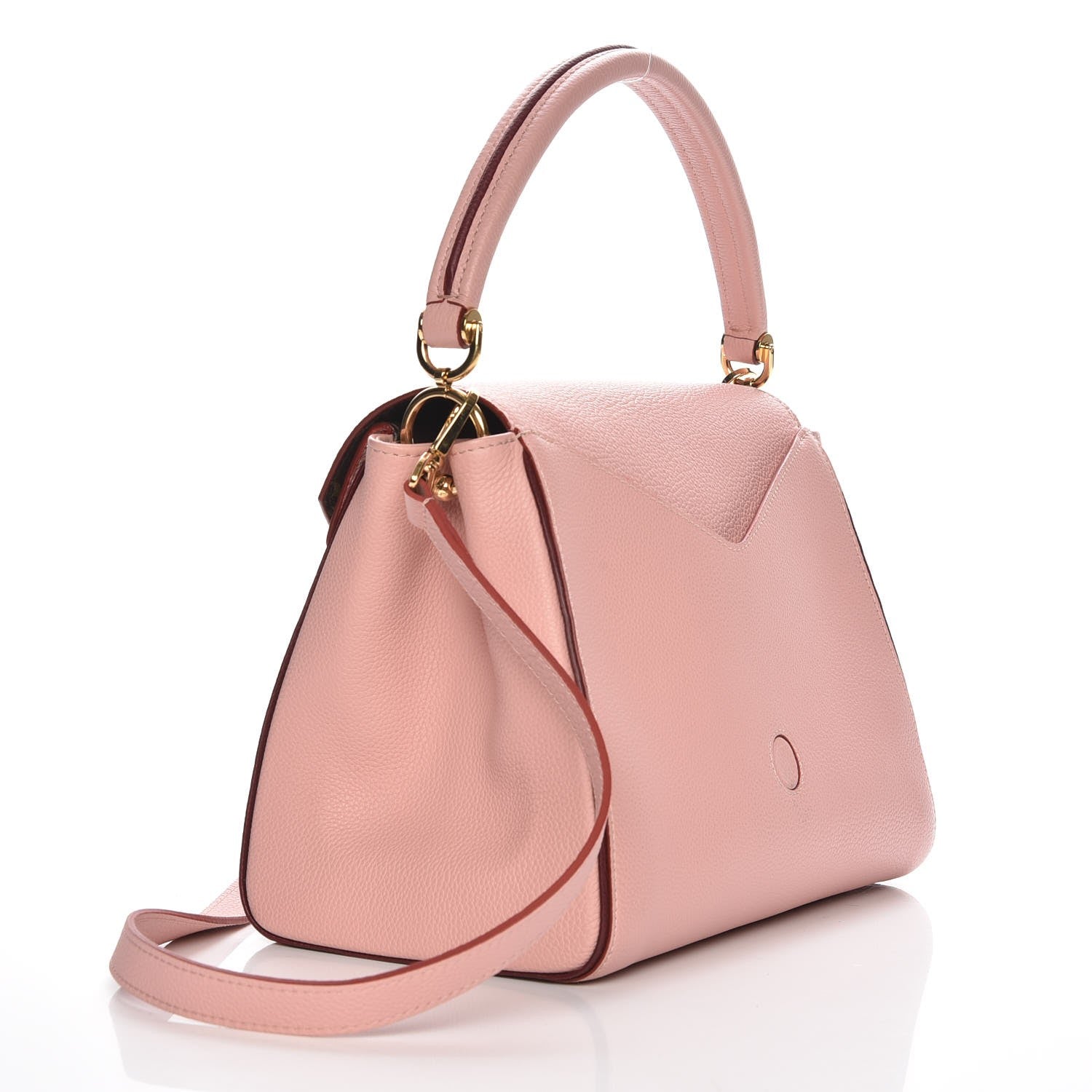 Louis Vuitton Grained Calfskin Monogram Double V Rose Poudre 4 of 9