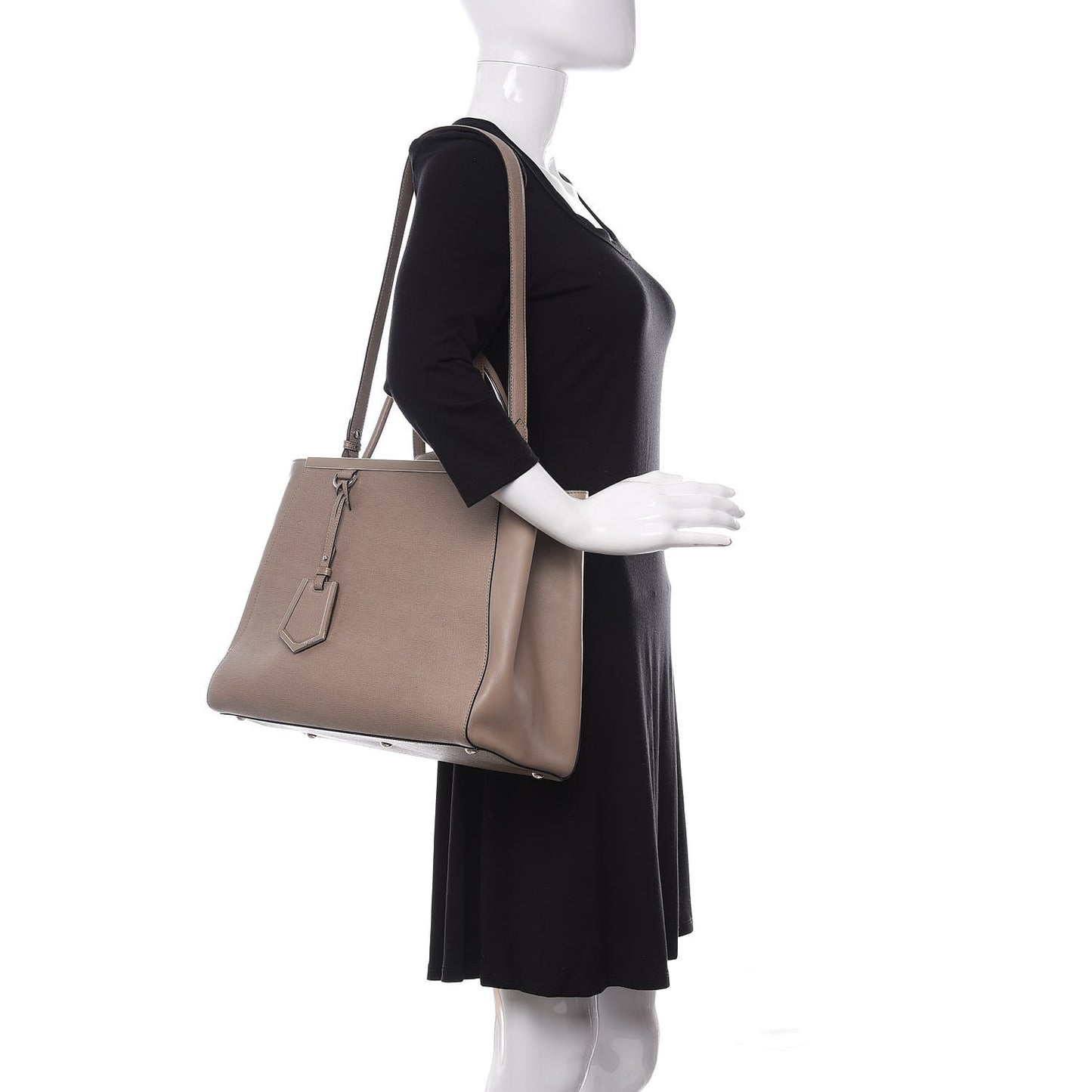 Vitello Elite Regular 2Jours Tote Tortora