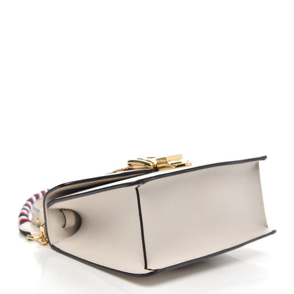 Gucci Calfskin Mini Sylvie Top Handle Bag White 4 of 12