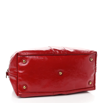 Saint Laurent Patent Easy Sac Red 3 of 8