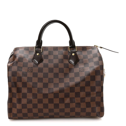 Louis Vuitton Damier Ebene Speedy 30 1 of 10