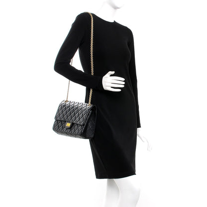 Chanel Aged Calfskin Quilted 2.55 Reissue 226 Flap Black 2 of 9