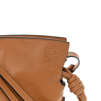 Loewe Calfskin Mini Flamenco Knot Clutch Warm Desert 8 of 10