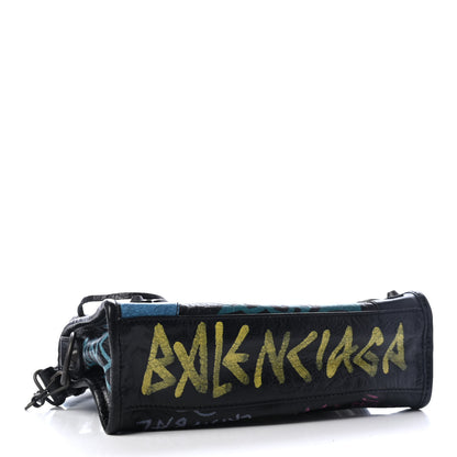 Balenciaga Agneau Arena Graffiti All Over Classic Hardware Mini City Black Multicolor 3 of 4
