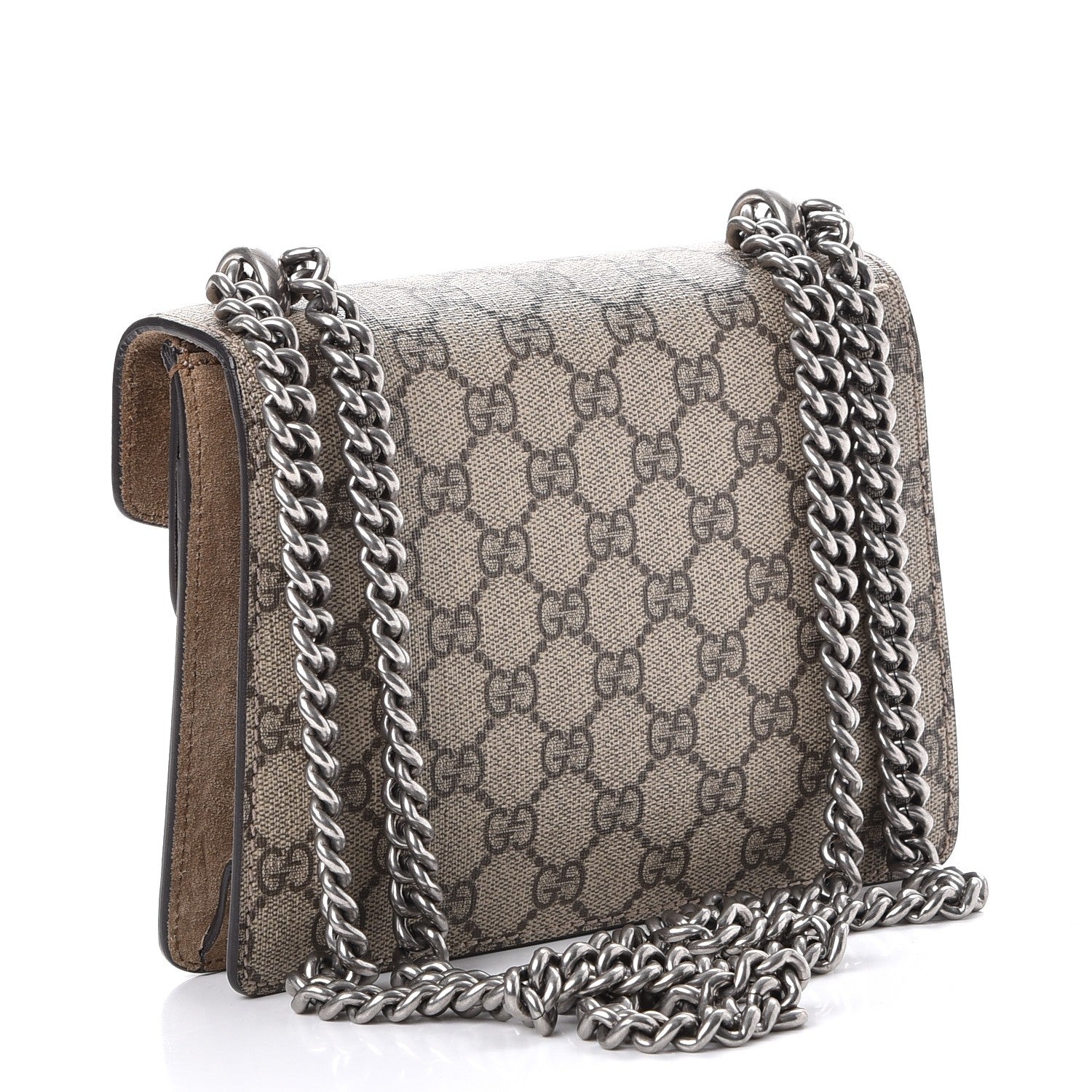 Gucci GG Supreme Monogram Mini Dionysus Shoulder Bag Taupe 4 of 12
