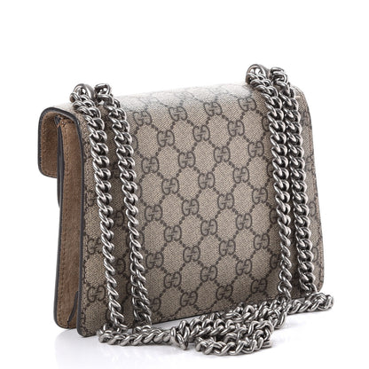 Gucci GG Supreme Monogram Mini Dionysus Shoulder Bag Taupe 4 of 12