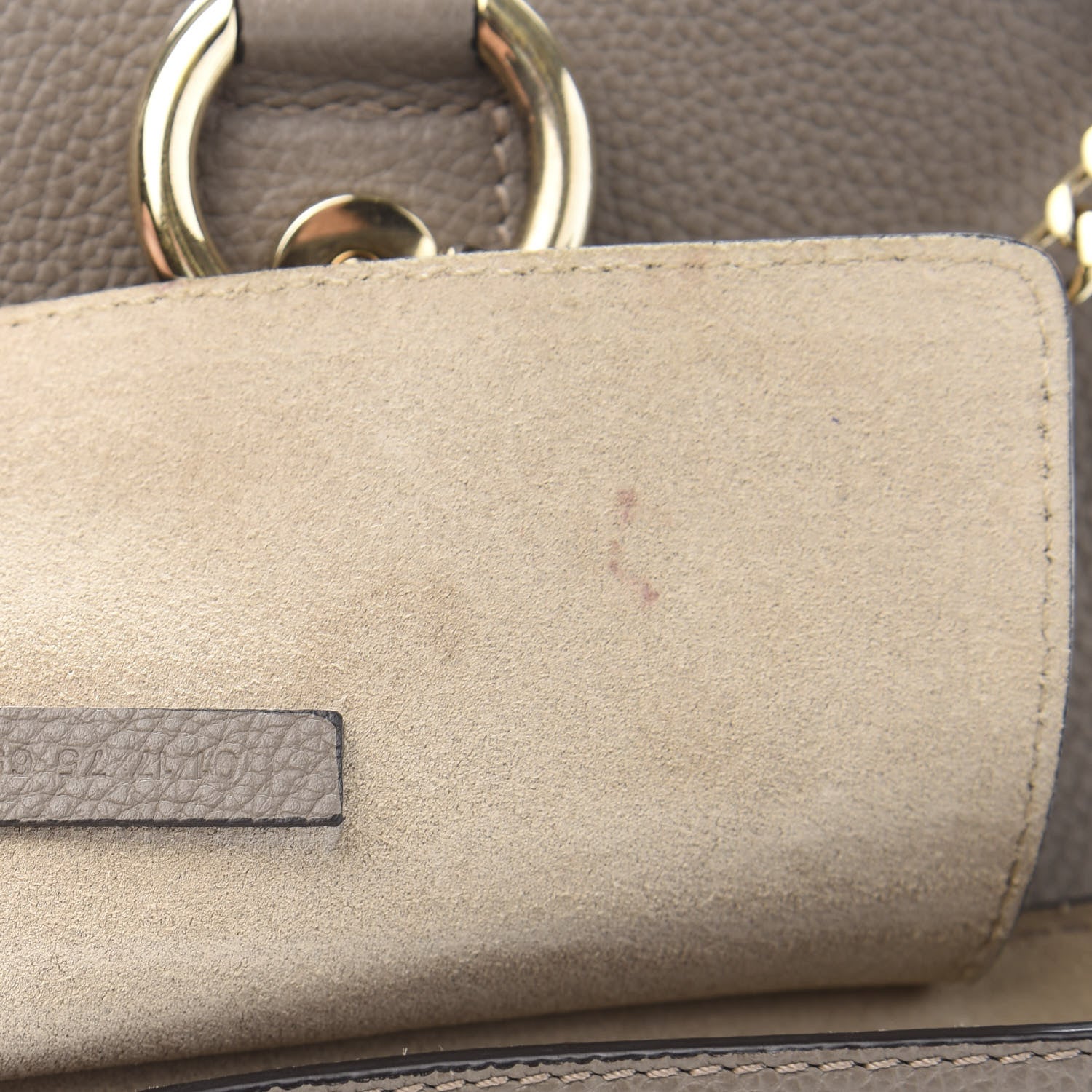 Chloe Calfskin Mini Faye Shoulder Bag Motty Grey 7 of 12